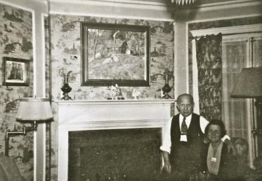 Mr. and Mrs. Rosenzweig in their Gardner Home